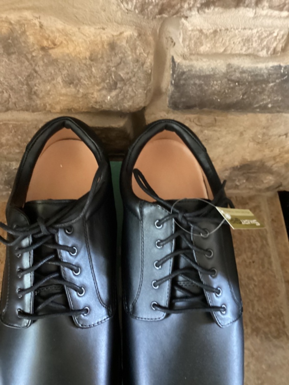 Apex 1270M Mens Size 15 X-Wide Oxford Black Lace New In Box - Picture 4 of 10